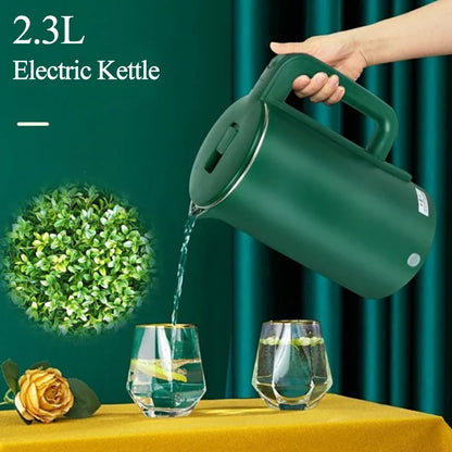 Smart 2.3L Electric Kettle - Push-Button, Safe, Auto Power-Off